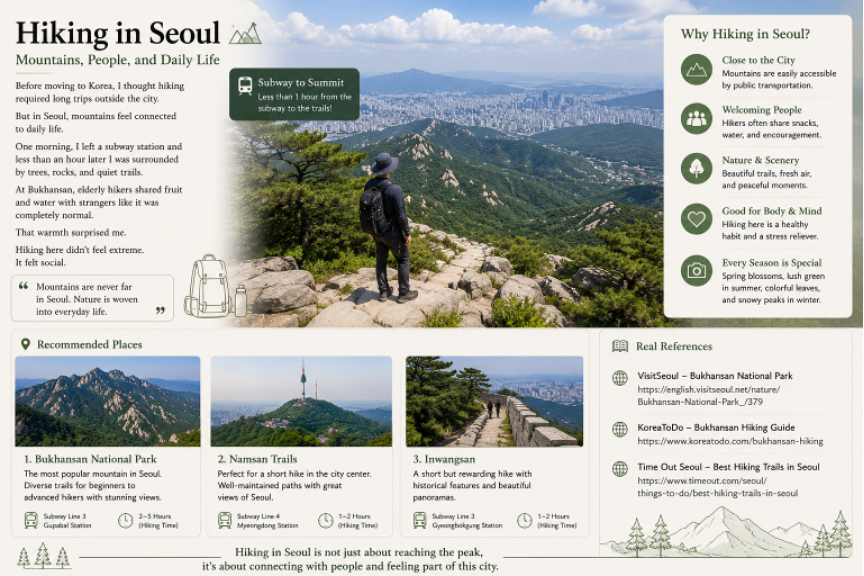 Hiking in Seoul Didn’t Feel Like Escaping the City